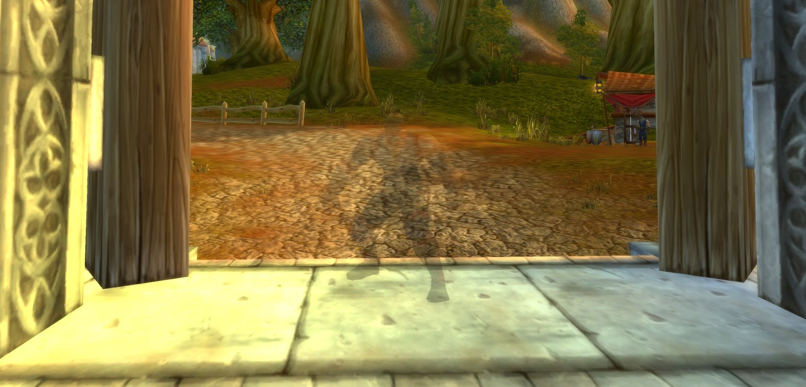 World of Warcraft transparency example